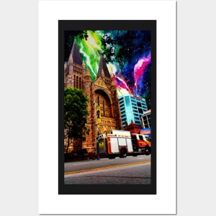 Brisbane City Space Collection - Brisbane City Church Posters and Art